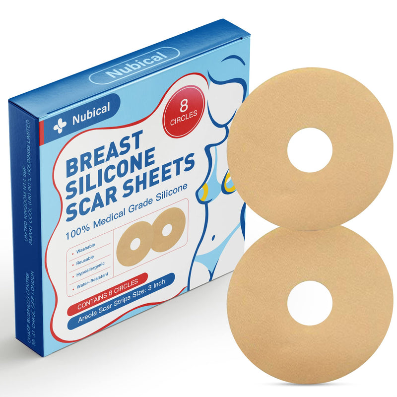 Medical Silicone Scar Sheets 8 Pack, Breast Scar Treatment After Surgery, Post Surgery Supplies Scar Removal Sheets，Breast Reduction After Surgery for Scars - BeesActive Australia