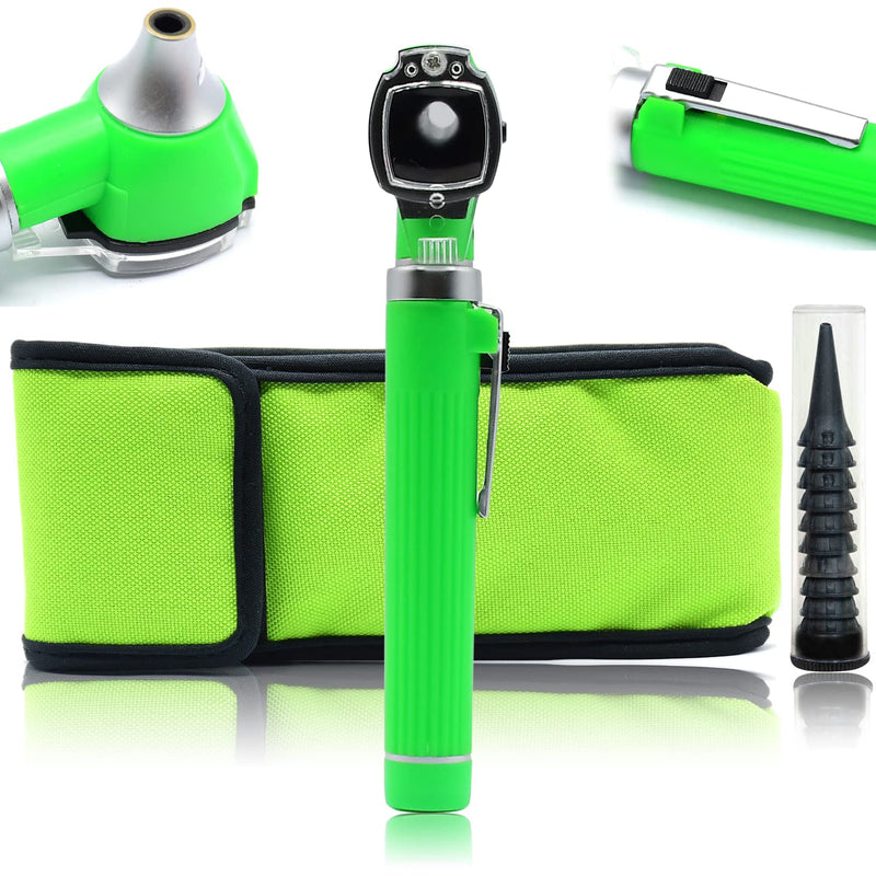 OdontoMed2011 - Mini Otoscope for Educational and Personal Use - Ideal for Medical and Nurse Students, Paramedics, EMT and Personal Use… (Green) Green - BeesActive Australia