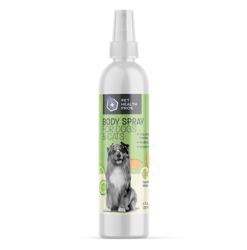Cucumber Melon Scented Dog Deodorizing Spray for Dogs and Cats - Long Lasting Pet Cologne and Deodorizer - 8 oz Cucumber Melon - PawsPlanet Australia