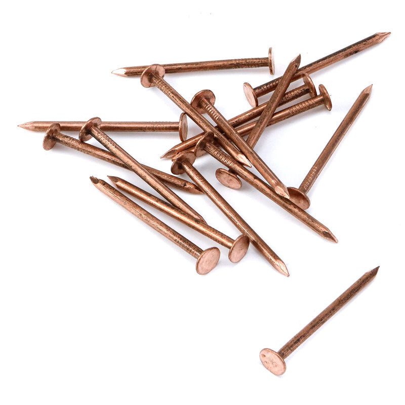MY MIRONEY 15 Pack 2 Inch Copper Nails Solid Copper Nail Spikes for Slating & Roofing 2" - BeesActive Australia