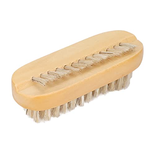 Nail Brush Wooden Two-sided Hand and Nail Brush Fingernail Brush for Nail Cleaning and Scrubbing Fingernail & Toenail brushes for Women, Men, Girls, Manicure Pedicure Nail Scrubber Home & Salon