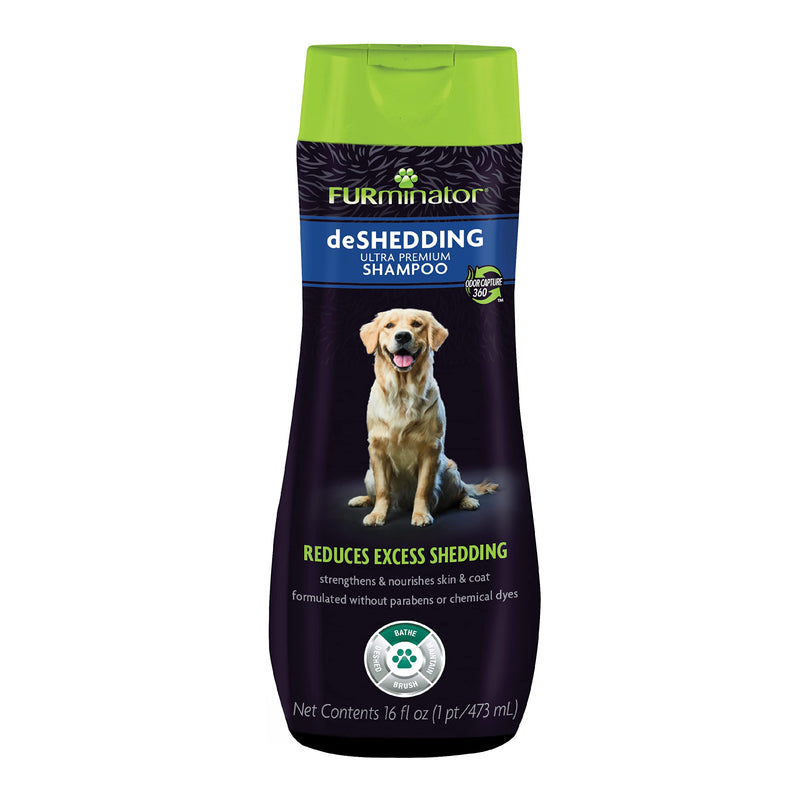 FURminator Ultra Premium deShedding Shampoo for Dogs Helps Reduce Excess Shedding, 16 oz - BeesActive Australia