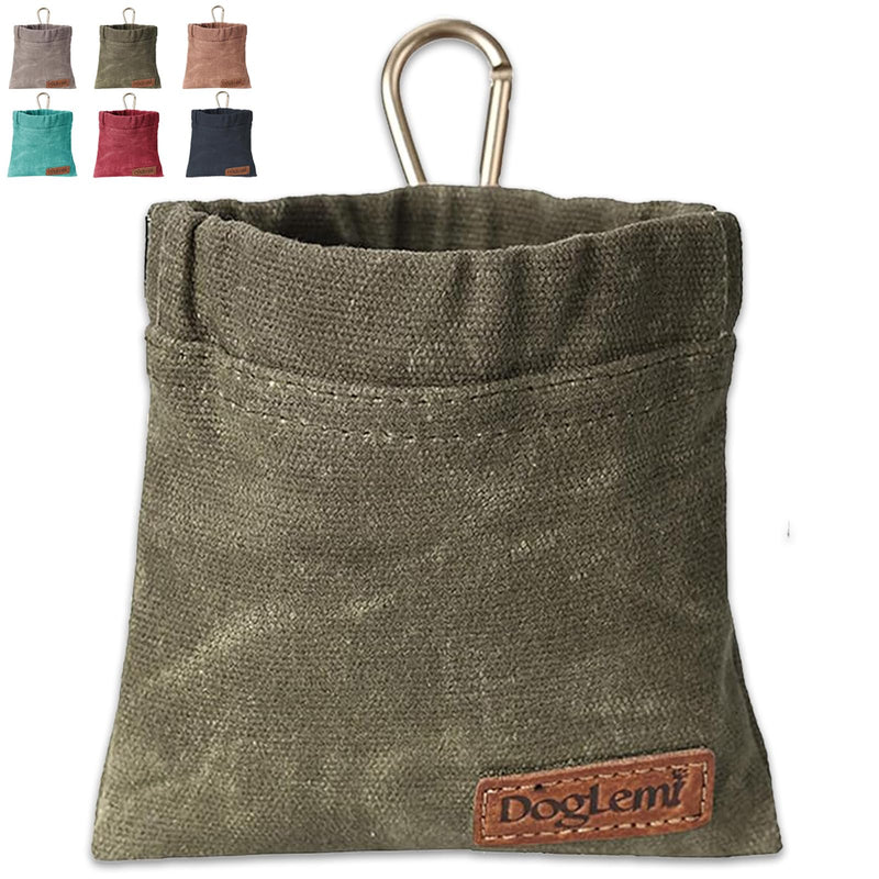 Dog Treat Bag, Puppy Dog Training Pouch Hands-Free Training Dog Treat Pouch, Includes Carabiner, for Pet Puppy Travel or Outdoor Use (Green) Green - BeesActive Australia