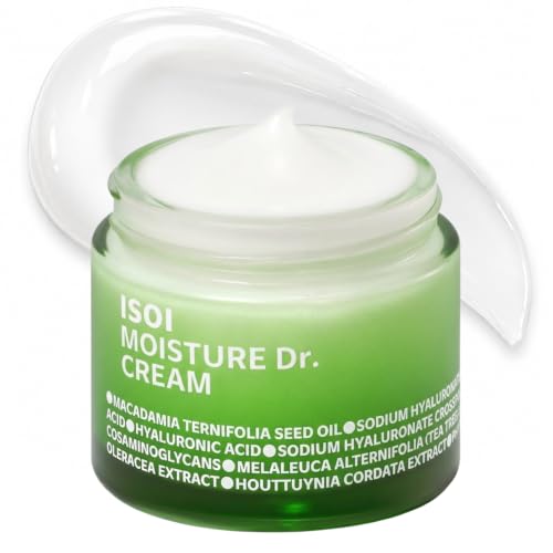 ISOI Moisture Dr. Soothing Cream, Face & Neck Moisturizer, 2.37 fl oz