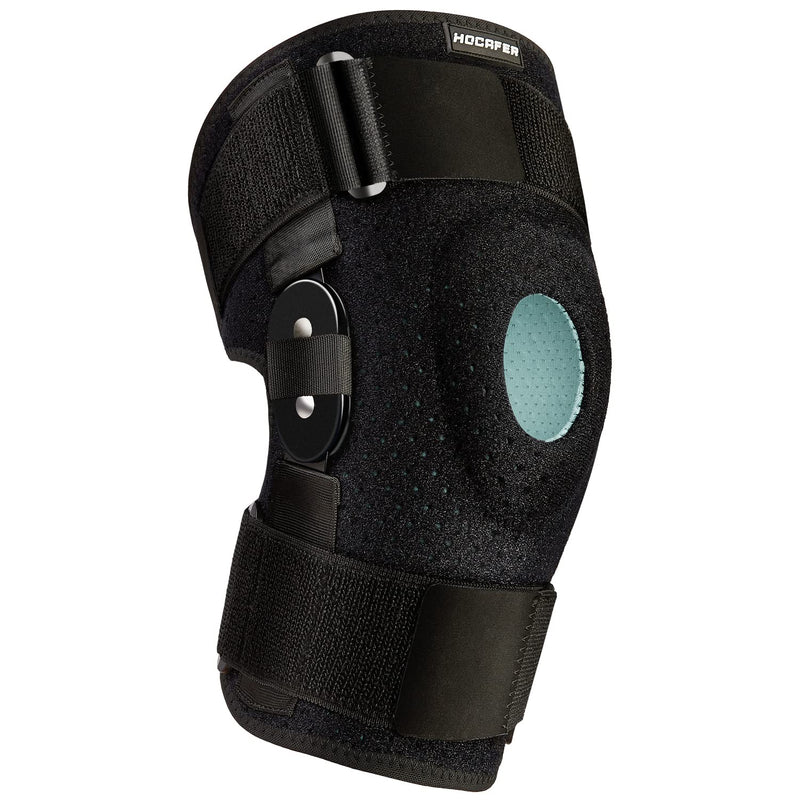 Plus Size Knee Brace XL-8XL,Stable Support of The Decompression Knee, Effective Relief of ACL, Arthritis, Meniscus Tear, Adjustable Compression Band, Suitable for Men and Women (3XL-4XL) 3XL-4XL Black