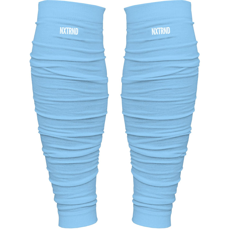 Nxtrnd Football Leg Sleeves, Calf Sleeves for Men & Boys, Sold as a Pair Columbia Blue Youth - BeesActive Australia