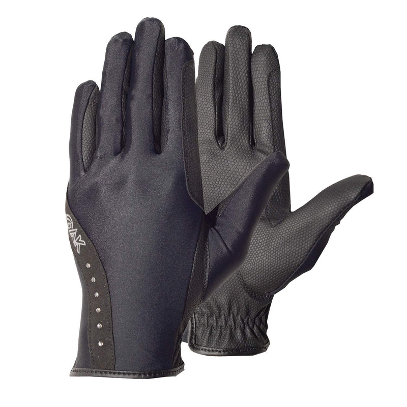 AK Summer Slim Fit Breathable All Season Horse Riding Glove & for Daily Dressing AKRS-6904 4XS Black - BeesActive Australia
