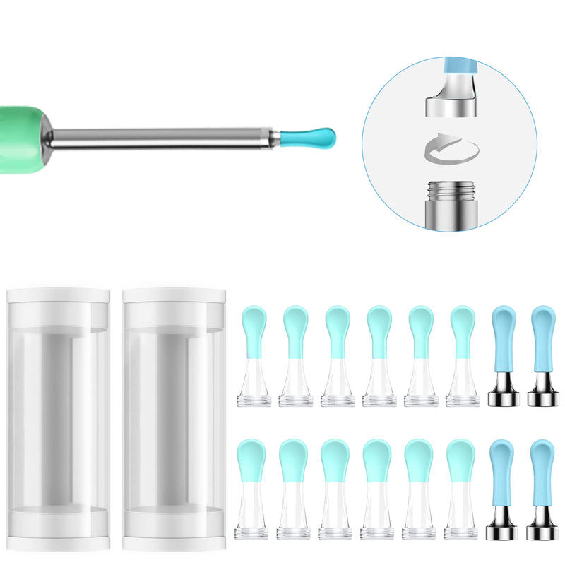Bebird Ear Cleaner Replacement Tips, 16 Pieces Waterproof Silicone Ear Spoon for Ear Wax Removal Endoscope, BEBIRD Original Ear Cleaner Tips for R1/R3/W3 - BeesActive Australia