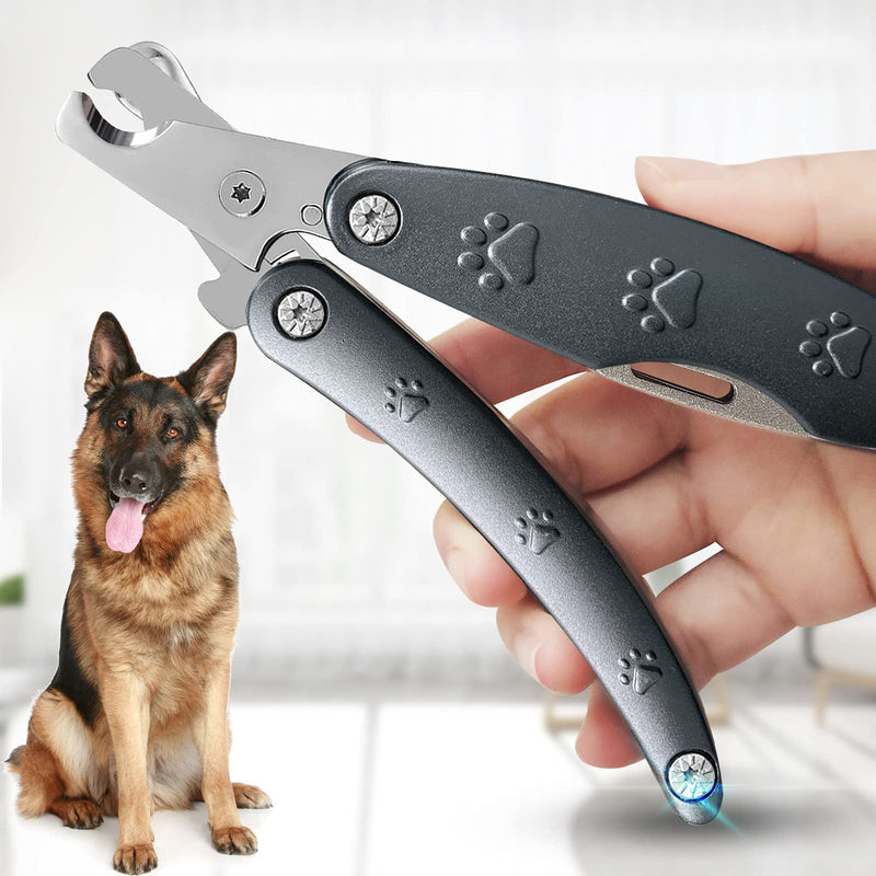 Quite Dog Nail Trimmers for Sensitive Dog, 【Smoothest Sharp】 Heavy Duty Dog Nail Clippers for Large Dog Medium Small Dogs, Dog Toenail Clippers, Professional Dog Nail Clipper for All Dogs Thick Nail - BeesActive Australia