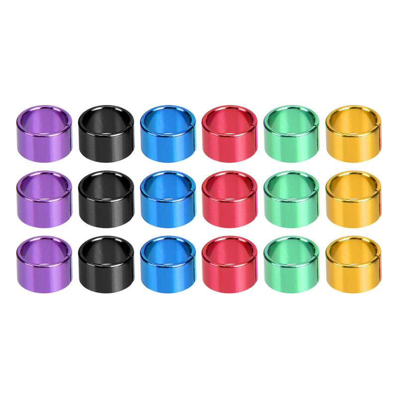 YARNOW 18 Pcs Chicken Leg Bands Metal Pigeon Rings Poultry Leg Bands for Pigeon Doves Chicks Bantam Quail Lovebirds (Random Color) - PawsPlanet Australia