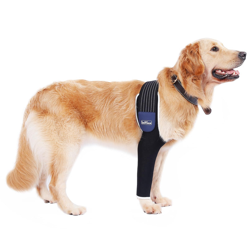 Dog Front Leg Sleeve, XLarge, Comfortable, Breathable Material, Adjustable Elastic Band, for Hot Spots, Wounds, Bandages - BeesActive Australia