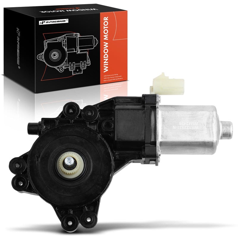 A-Premium Power Window Lift Motor Compatible with Dodge Caliber 2007-2012(Front Left) & Jeep Compass 2007-2017, Patriot 2007-2017(Front Right), Replace# 5179961AA, 68002898AA