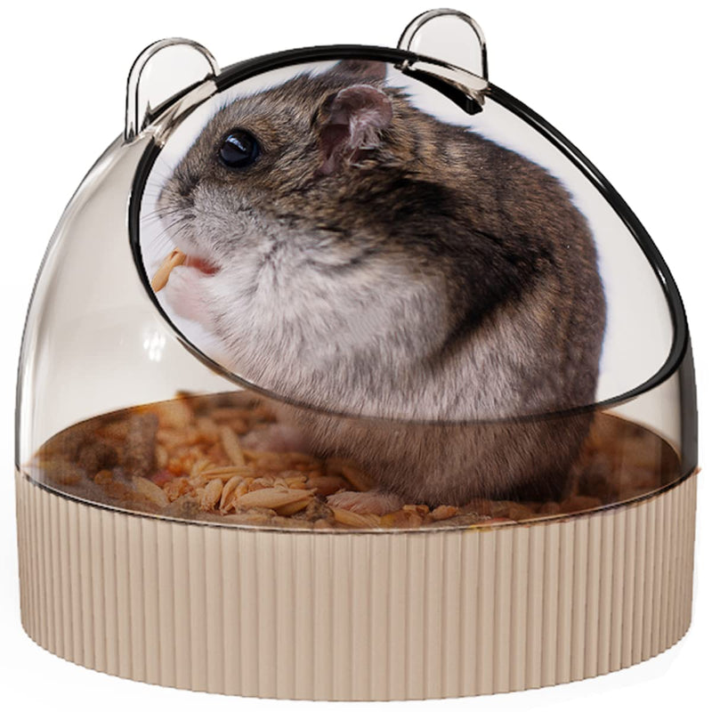 Marchul Hamster Food Bowl for Dwarf Hamster Syrian Hamsters Gerbils Brown Bowl - BeesActive Australia
