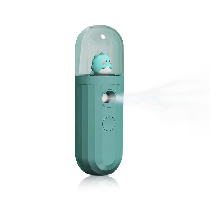 Nano Mister, Mate2GO Eyelash Nebulizer Nano Facial Mister Cool Mist Steamer Handy Mist Sprayer Moisturizing & Hydrating for Skin Care, Makeup, Eyelash Extensions, USB Rechargeable - Green Green Color - BeesActive Australia