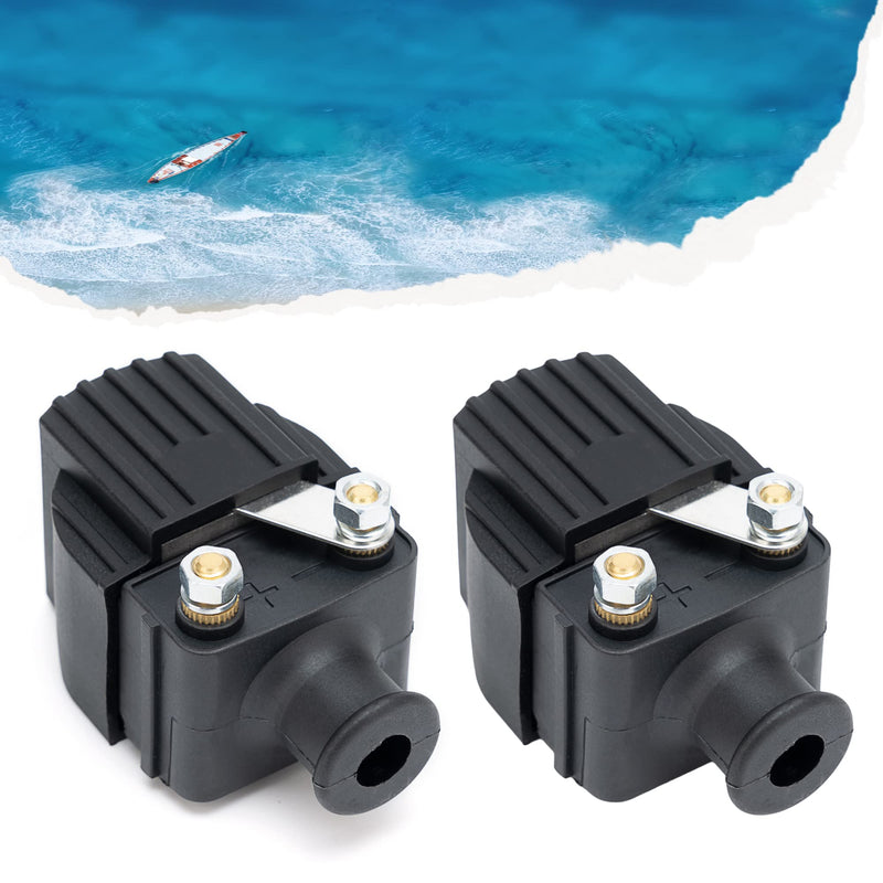 18-5186 Outboard Ignition Coils fits Mercury & Mariner Sierra Boat 6-125HP 140HP V135 V150 210CC Chrysler Force 40hp -150hp Replaces 18-5186，339-7370A13 339-832757A4 Pack of 2, ZZYR - BeesActive Australia