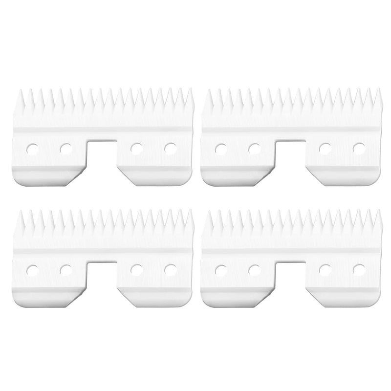 4 Pcs Fast Feed Ceramic Blades Fit Oster Fast Feed Clipper Oster A5 Fast Feed Ceramic Cutters Blade Fast Feed Replacement Blade Fit Wahl KM Series 4 Pcs W - BeesActive Australia