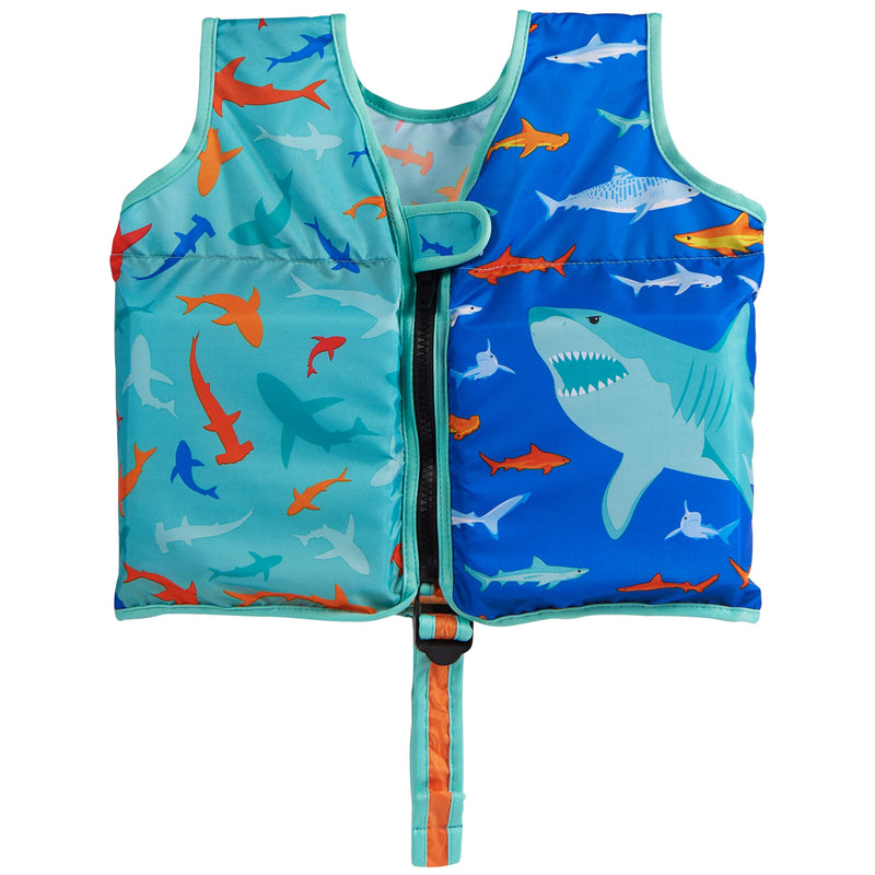SwimWays Swim Vest, Learn to Swim Personal Flotation Device for Swim Training, Pool Floats & Swimming Pool Accessories for Kids 2-4 Years, Shark - BeesActive Australia
