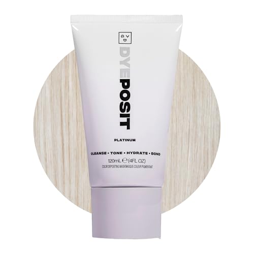 Good Dye Young DYEposit Hair Mask, Platinum, Hair Toning, 4 OZ, Vegan