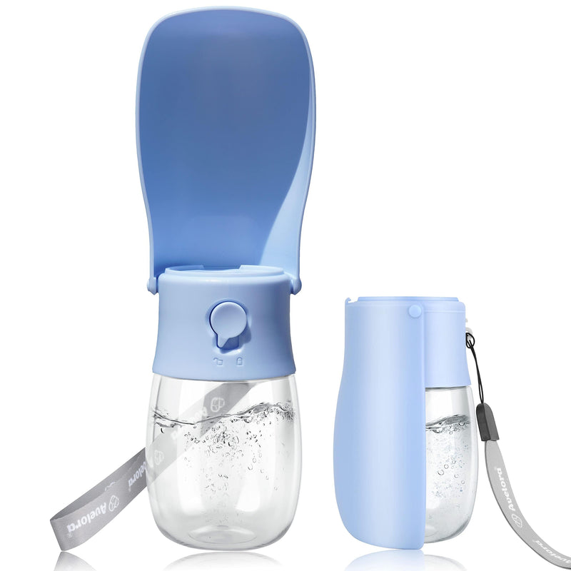 Foldable Dog Water Bottle,Portable Dog Water Dispenser,Outdoor Pet Water Bottle for Dog,Cat,Puppy,Walking,Hiking,Travel.Dishwasher Safe,Puppy Accessories,10oz 10oz Blue - BeesActive Australia