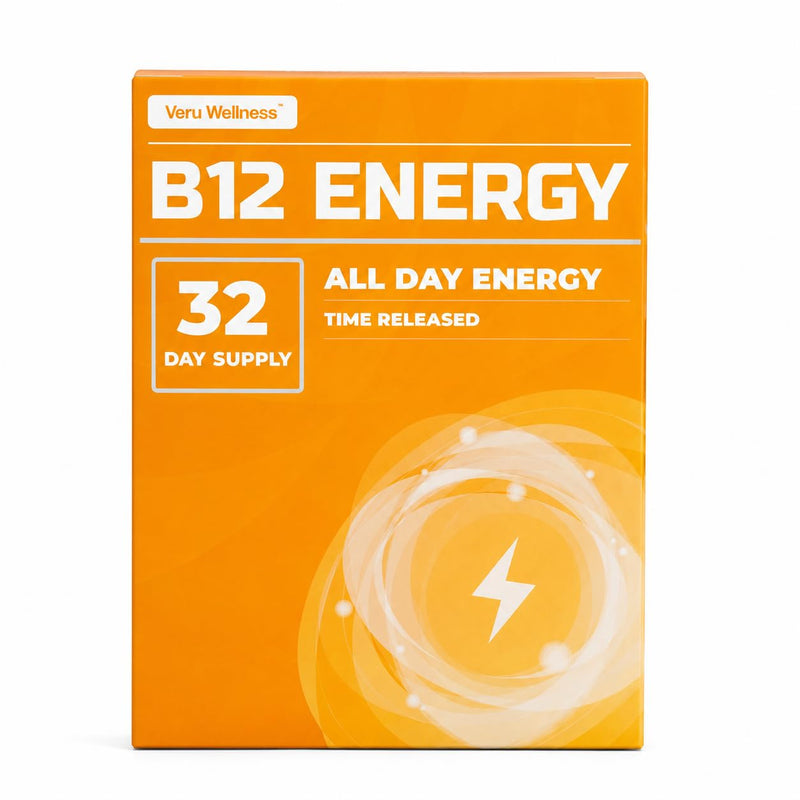 Veru Wellness Vitamin B12 Adhesive Patches, 32 Count | Easy To Apply