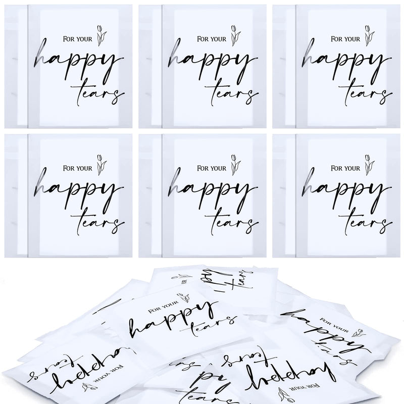 Happy Tears Tissue Packs for Wedding 3 Ply Wedding Tissues for Guests Travel Size Bulk Individual Facial Wedding Tissues Welcome Bag Stuffers Gift Bride and Groom Mother Daughter (30 Pack) 30 - BeesActive Australia