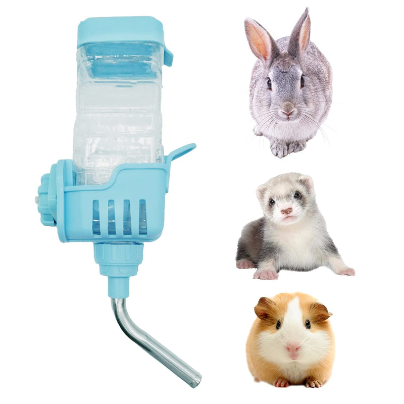BNOSDM 25oz Rabbit No Drip Top Fill Water Bottle Hanging Leakproof Water Dispenser for Bunny Crate BPA Free Quite Auto Water Feeder for Chinchillas,Squirrels,Guinea Pigs (Blue) 25oz Blue - BeesActive Australia