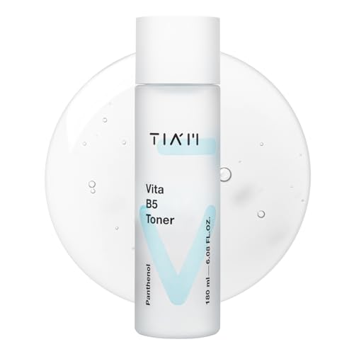 TIAM Vita B5 Toner, Deep Hydrating Toner Korean, Low pH Toner for Dry Sensitive Skin 6.1 fl oz Toner for Combination Skin, b5 Vitamin, Alcohol Free, Fragrance Free, Korean Skin Care