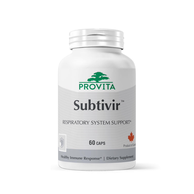 PROVITA Subtivir | Immune Support Supplement | Bacillus Subtilis DE111 | IgG-Rich Colostrum | Andrographis Paniculata | Respiratory Health | Lung Support | Immunoglobulin | Immune Booster | 60 Caps