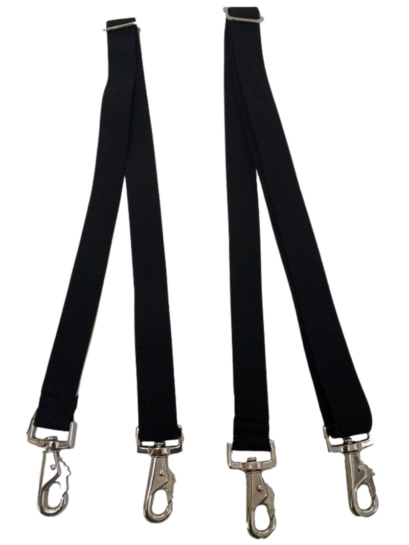 Set of 2 Elastic Blanket and Sheet Leg Straps, Horse Leg Straps, Double End Snap Leg Straps, Elastic Adjustable Leg Straps - BeesActive Australia