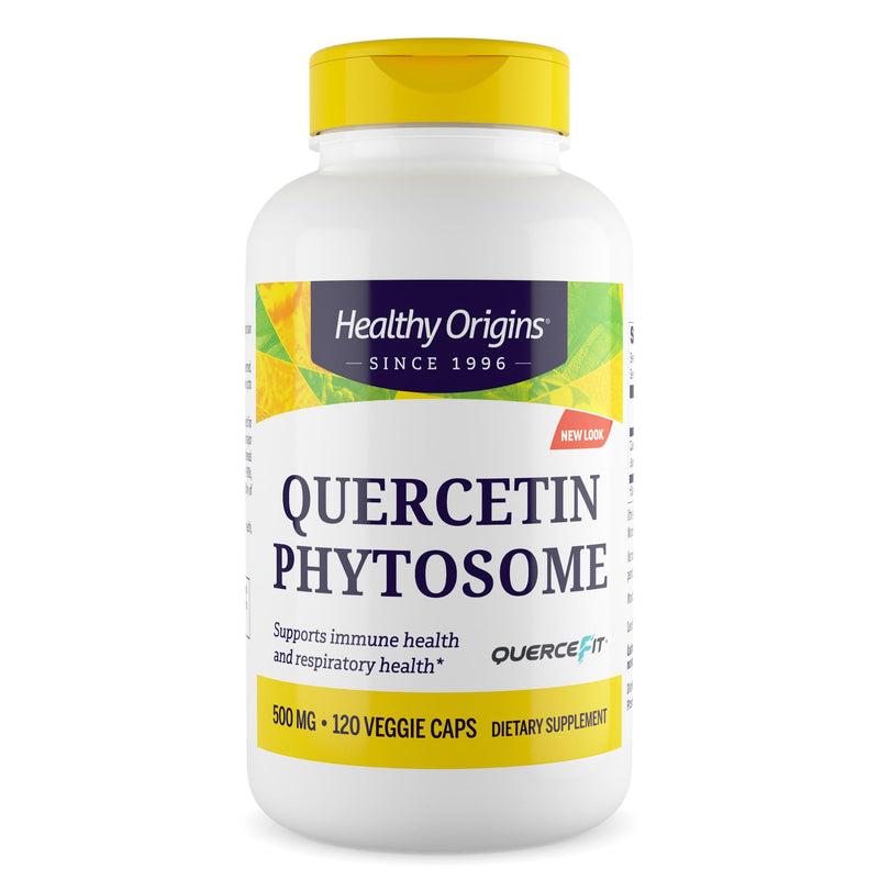 Healthy Origins Quercetin Phytosome Quercefit 500 mg, 120 Caps 120 Count (Pack of 1)