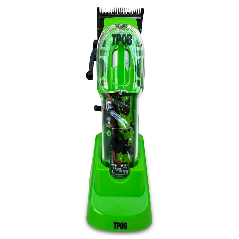 TPOB Slime 2 Barber Hair Clippers for Men 6800 Rpm with Matte Green Case and X Fade Blade - BeesActive Australia
