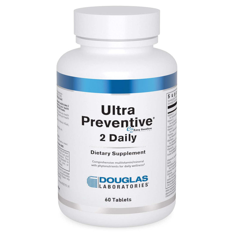 Douglas Laboratories Ultra Preventive 2 Daily | Multivitamin and Mineral Supplement to Support Energy Production, Immune Function, and Overall Health* | 60 Tablets | Multivitamin and Mineral Supplement to Support Energy Production, Immune Function, and...