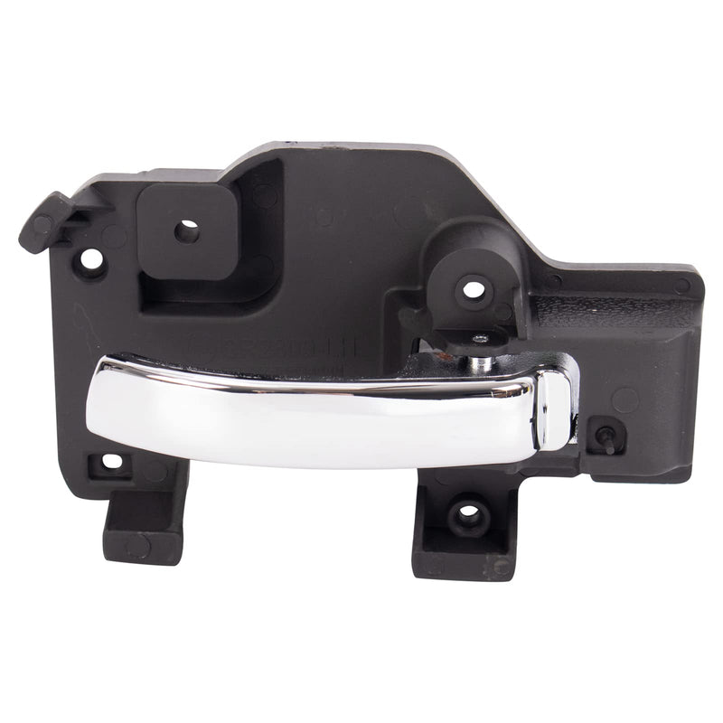 TRQ Front Left Interior Door Handle Chrome Drivers Side Compatible with 2009-2017 Jeep Compass Patriot DHA31803
