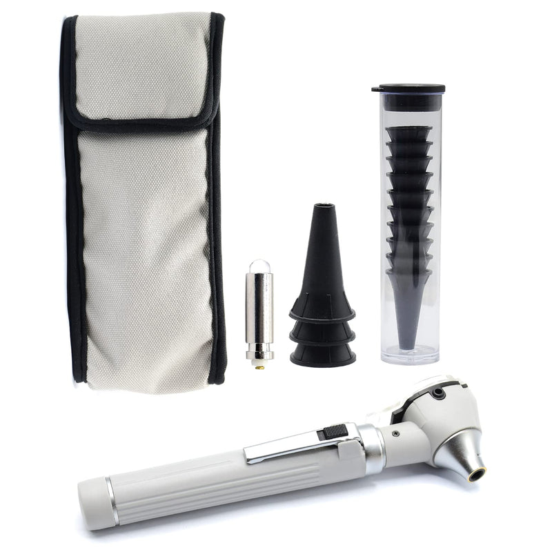 MuskLife Otoscope - Ear Scope with Light, Ear Infection Detector, Pocket Size, in 10+ Colors! Gray Style - BeesActive Australia