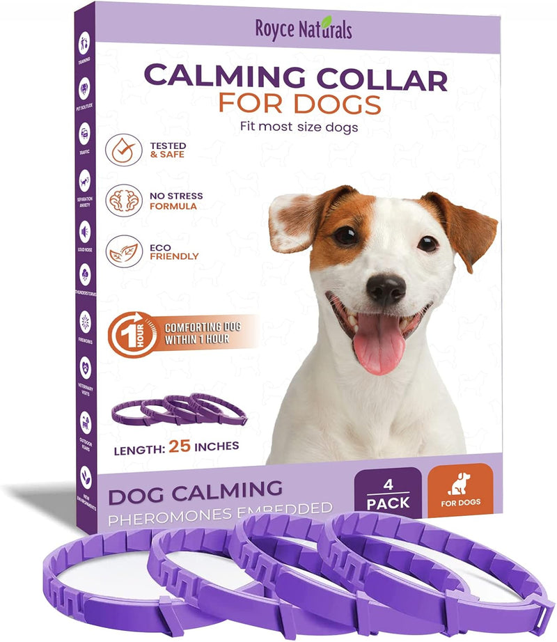 Pets vv Calming Collar for Dogs 3 Packs Pheromone Collar Calm Anxiety Relief, Adjustable Dog Calming Collars for Dog and Puppy Lasts 60 Days, 25 Inches blue - BeesActive Australia