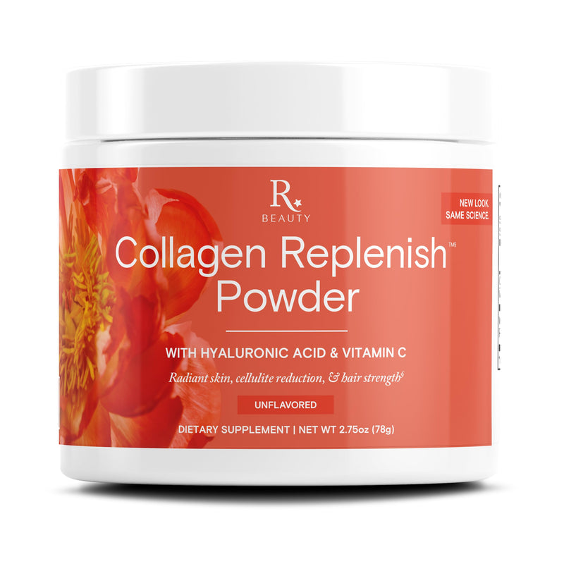 Reserveage Beauty Collagen Replenish Powder - No-Taste Collagen for Radiant Skin & Hair Growth - Mixes Easily in Liquid or Smoothie - 2.5 oz 2.75 Ounce (Pack of 1)