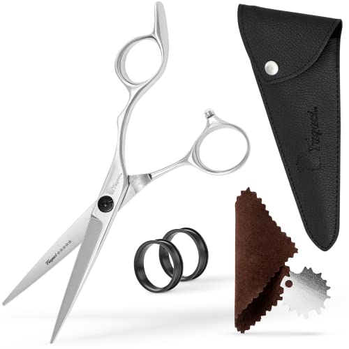 Fagaci Hair Cutting Scissors 6", Professional Hair Shears with Sharp Blades 6"