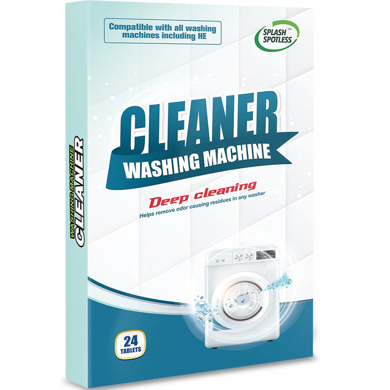 Washing Machine Cleaner Deep Cleaning for HE Top Load Washers and Front Load, 24 Tablets. Lemon - BeesActive Australia