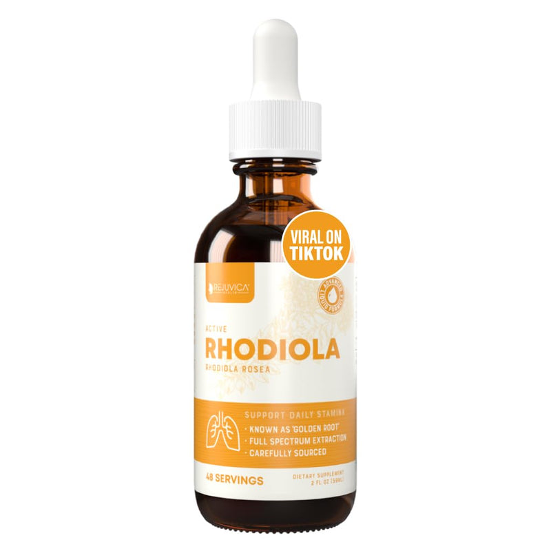 Active Rhodiola - Rhodiola Root Extract with Natural Rosavins - Liquid Delivery for Better Absorption - Supports Energy & Stress - BeesActive Australia