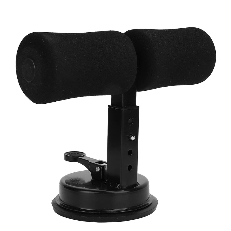 Sit Up Bar for Floor, Abdominal Muscle Exercise, Portable Sit Up Tool Exercise Equipment Assistant Device with Self Priming Suction Cup,Body Shaping (Black) Black