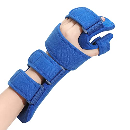 Fanwer Resting Hand Splint, Stroke Hand Therapy Equipment for Stroke Recovery Patients, Carpal Tunnel Syndrome, Arthritis, Tendinitis, Metacarpal Breaks (Medium Left) Medium Left
