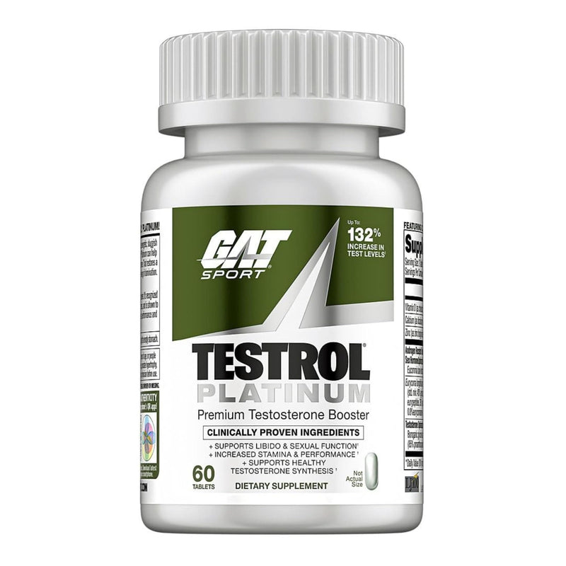 GAT SPORT TESTROL Platinum, 60 Tablets (30 Servings) | Men's Health Supplement, Supports Healthy Testosterone Synthesis & Healthy Hormone Balance*