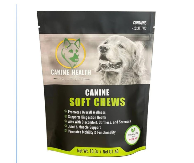 Canine Soft Chews 600MG - Natural and Organic - Relief and Support