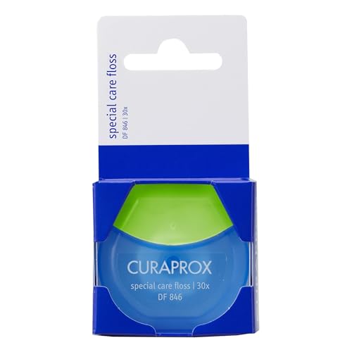 Curaprox DF 846 Special Care Dental Floss, 30 Pieces, Swiss Made