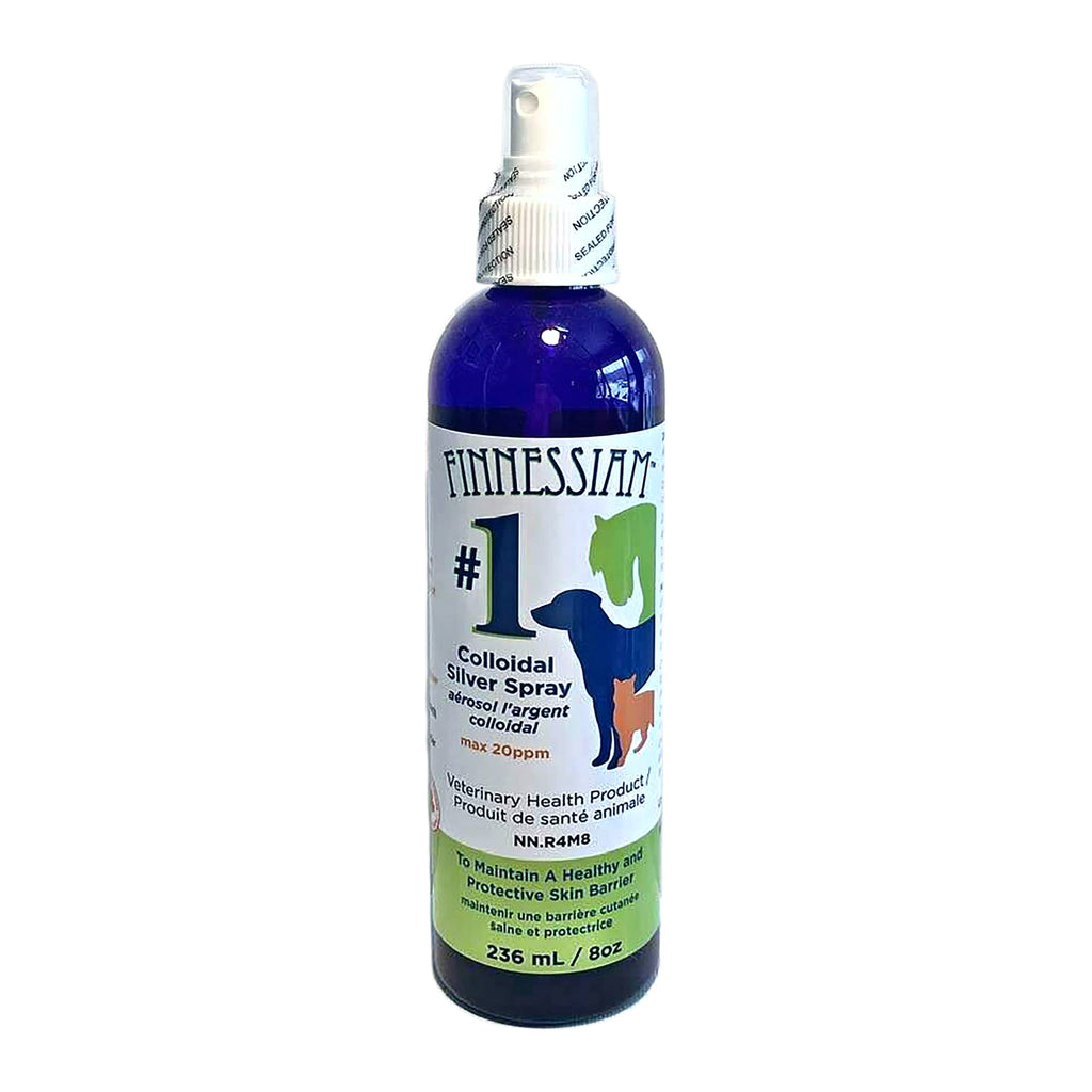 Colloidal Silver Wound and Skin Care Spray for Dogs Cats Horses, Safe to use Around Eyes, Cuts, Scratches, Burns - 8 oz