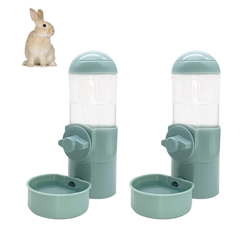 Hamiledyi Rabbit Water Bottle 17oz Bunny Hanging Automatic Water Dispenser Chinchillas Feeder Water Bowl Small Animal No Drip Plastic Water Dispenser for Guinea Pigs Chinchillas Hedgehogs Ferrets 2Pcs - BeesActive Australia