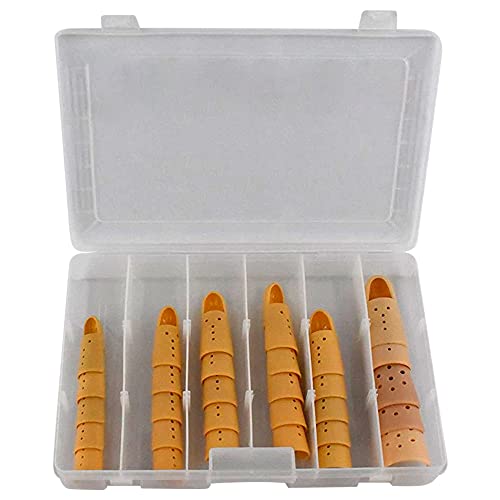 Brace On 30 Piece STAX Finger Splint Kits, Fingertip Support Flesh