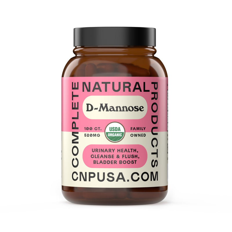 CNP | D Mannose Capsules 520mg - UTI Support, Bladder Urinary Tract Aid | Organic D mannose 520mg capsules for UTI support, urinary tract and bladder health; vegan non GMO, no fillers, kosher 100 Count (Pack of 1)
