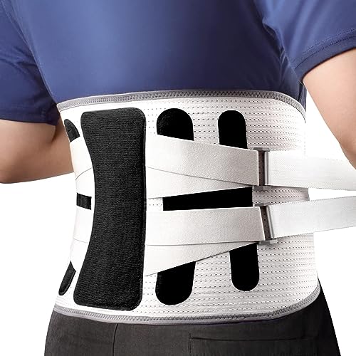 Lightweight Back Brace for Women/Men, Sports Protect Support Belt Black 3XL