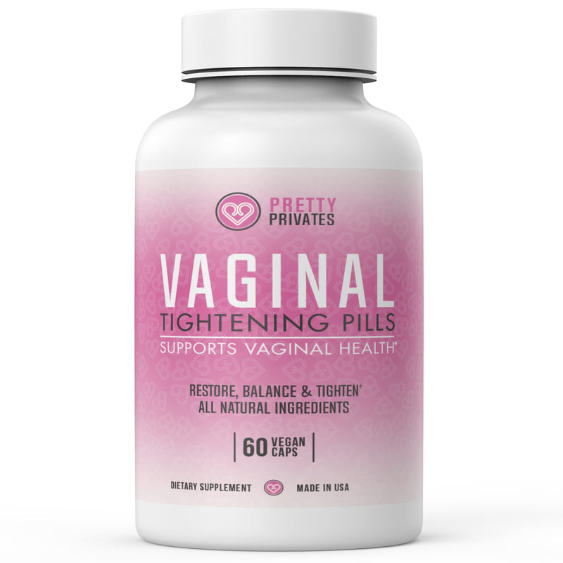 Pretty Privates Vaginal Tightening Pills - Tighten, Rejuvenate & Lubricate - All-Natural Vaginal Tightening & Holistic Intimate Health - Vegan & Gluten-Free - 60 ct - BeesActive Australia